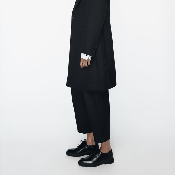 Zara black coat size xs - Picture 5 of 10